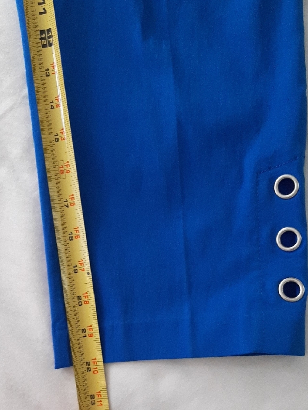 Capri Zac & Rachel Size 10 Royal Sapphire Blue Activewear Beach Or Casual - Picture 7 of 9